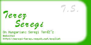 terez seregi business card